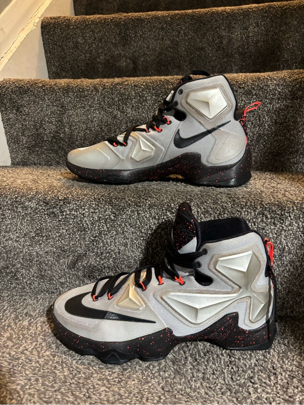 Nike LeBron 13 Lava Rubber City authentic